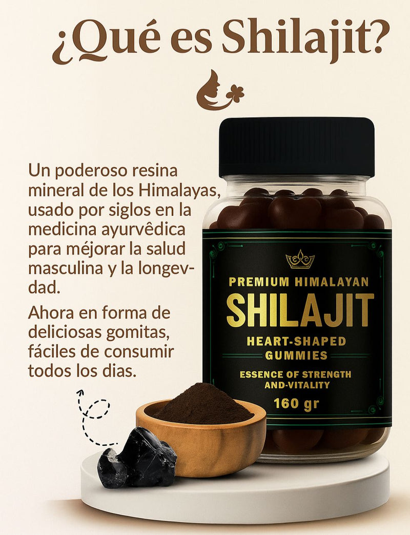 GOMAS SHILAJIT aumentar la vitalidad física, mental y sexual.